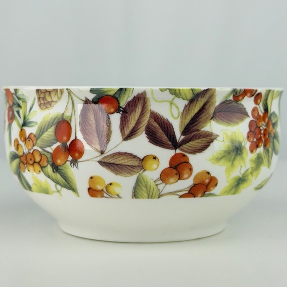 Coastline Imports Gracie China Other - Gracie China Coastline Imports Autumn Berries Serving Bowl 5" Fall Botanical